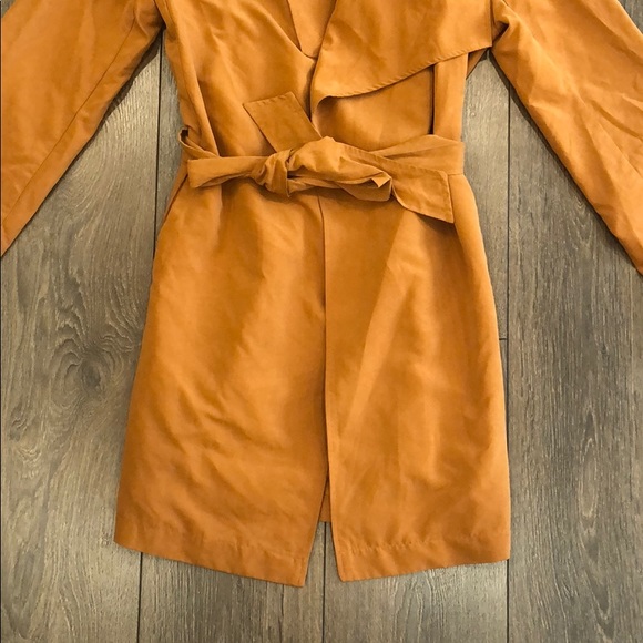 Love Tree Orange Tie Up Jacket Size S - Picture 4 of 5
